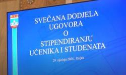 169 tisuća eura za 160 stipendista Osječko-baranjske županije