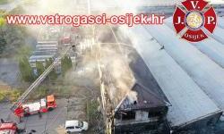 Policija utvrdila uzrok požara na poslovnoj zgradi u Osijeku