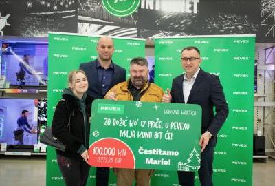 PEVEX nagradio svojih 1000 kupaca s ukupno milijun kuna