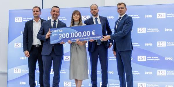 Najveća pojedinačna donacija - PPD donirao 200 tisuća eura za novi vukovarski stadion