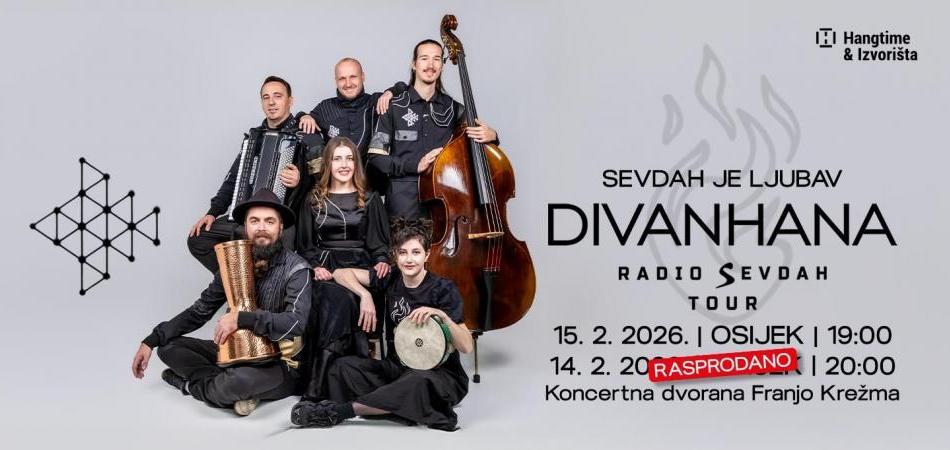 Poznati sarajevski bend Divanhana u Osijek donosi ljubav!