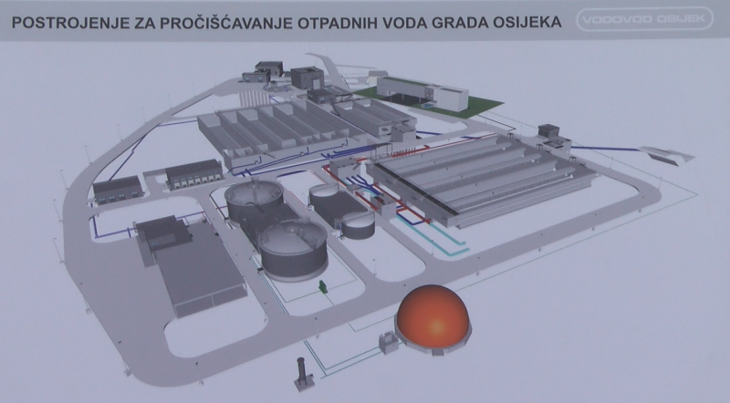 Osječki pročistač biti će najsuvremeniji u ovom dijelu Europe