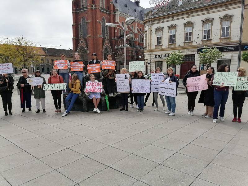 Održan prosvjed zbog lošeg stanja u sustavu predškolskog odgoja i obrazovanja