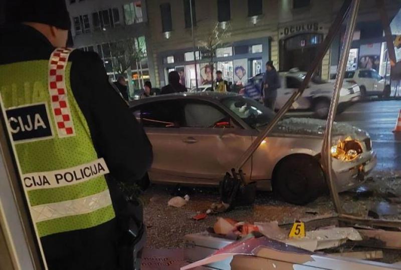 BMW-om pokosio autobusnu stanicu u središtu Osijeka, ozlijeđene tri osobe!