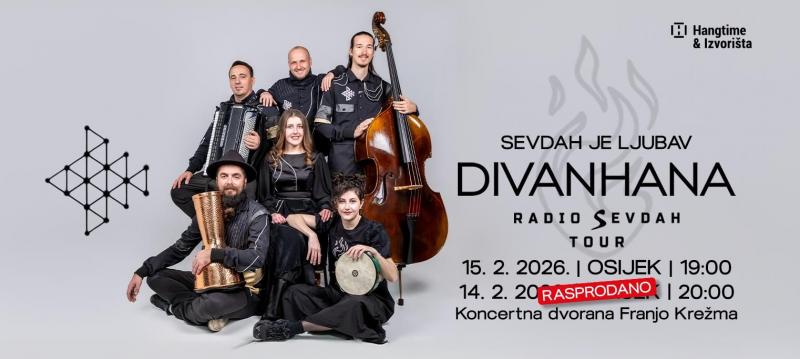 Poznati sarajevski bend Divanhana u Osijek donosi ljubav!