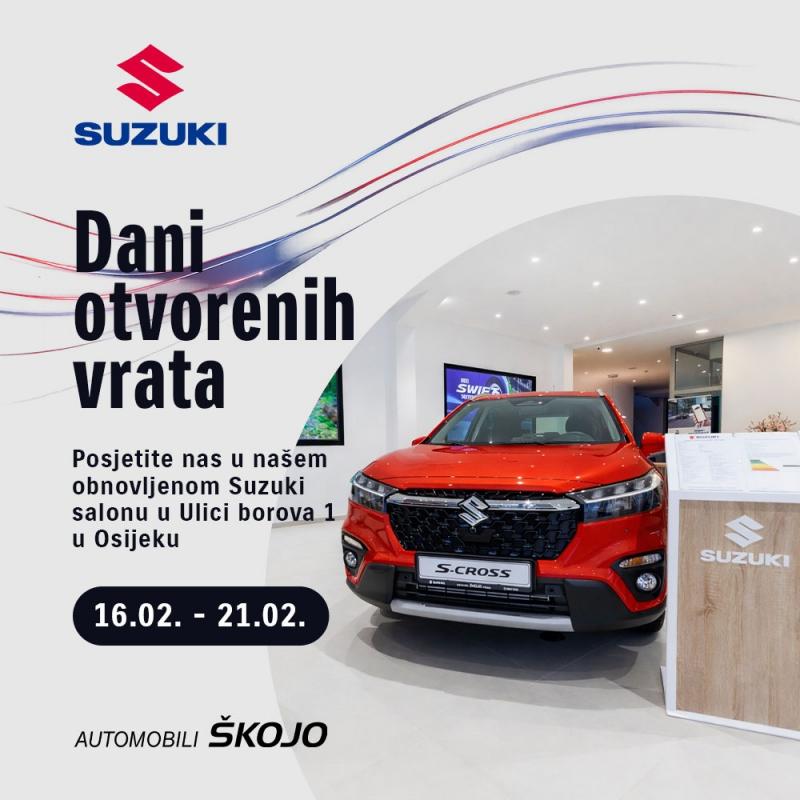 Automobili Škojo otvaraju vrata obnovljenog Suzuki salona u Osijeku