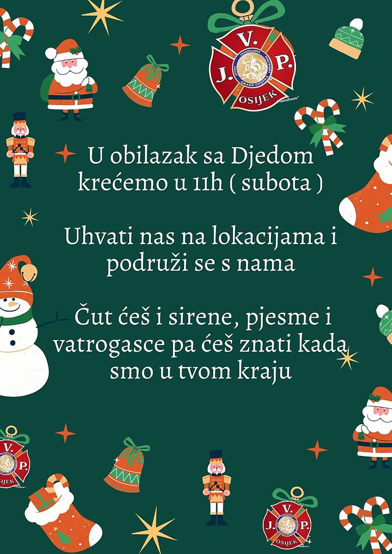 Vatrogasni Djed božićnjak