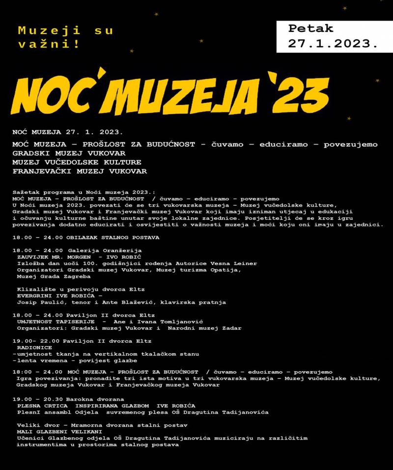 Gradski muzej Vukovar: Noć muzeja