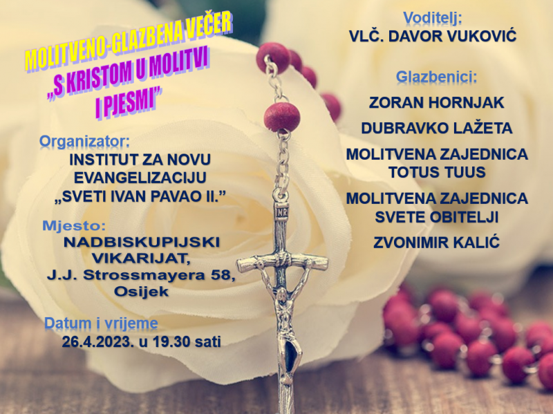 Molitveno-glazbena večer „S Kristom u molitvi i u pjesmi“