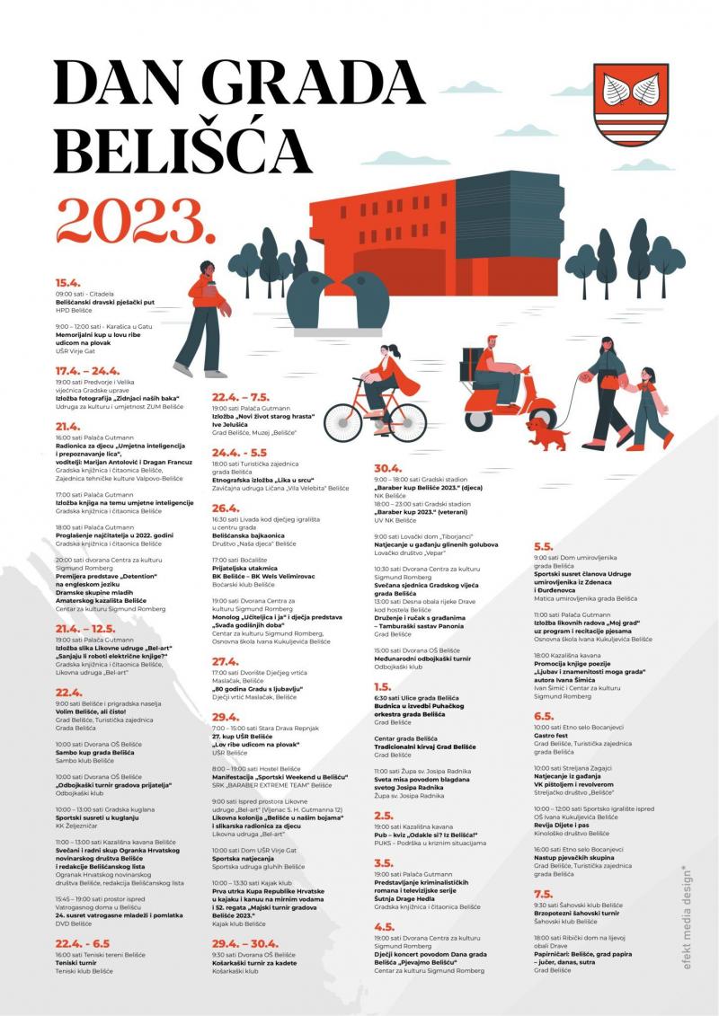 Dan grada Belišća - program