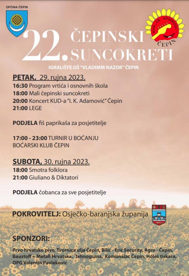 22. Čepinski suncokreti