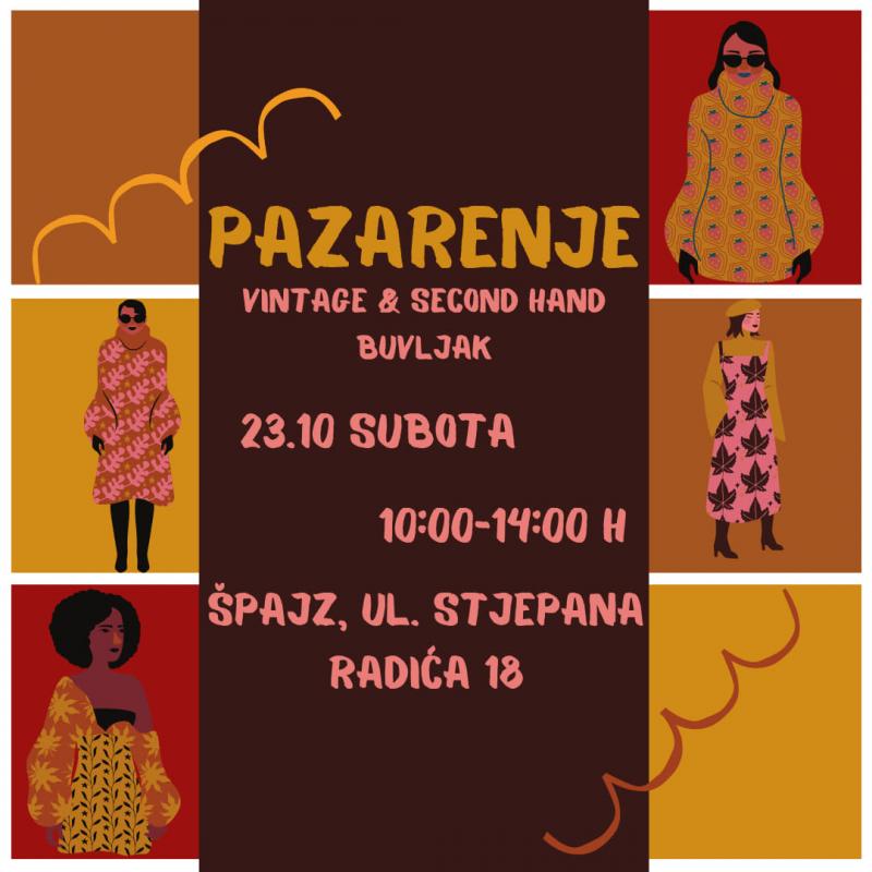 5. Pazarenje - buvljak Second hand & Vintage odjeće Osijek