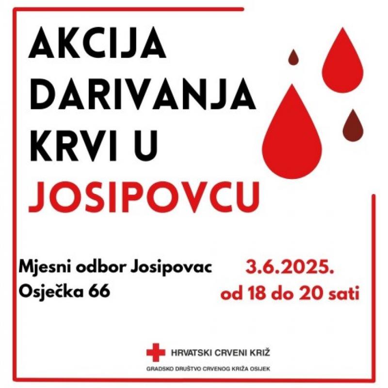 Darivanje krvi - Josipovac