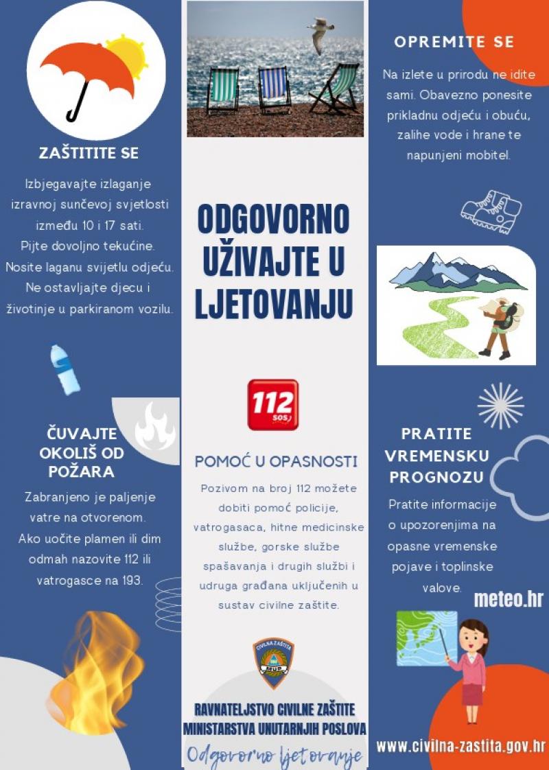 Odgovorno uživajte u ljetovanju