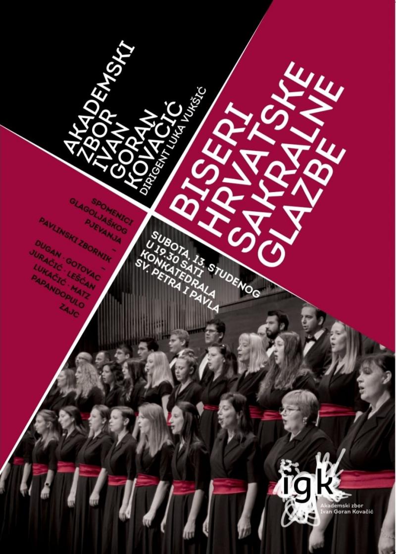Koncert Akademskog zbora Ivan Goran Kovačić 