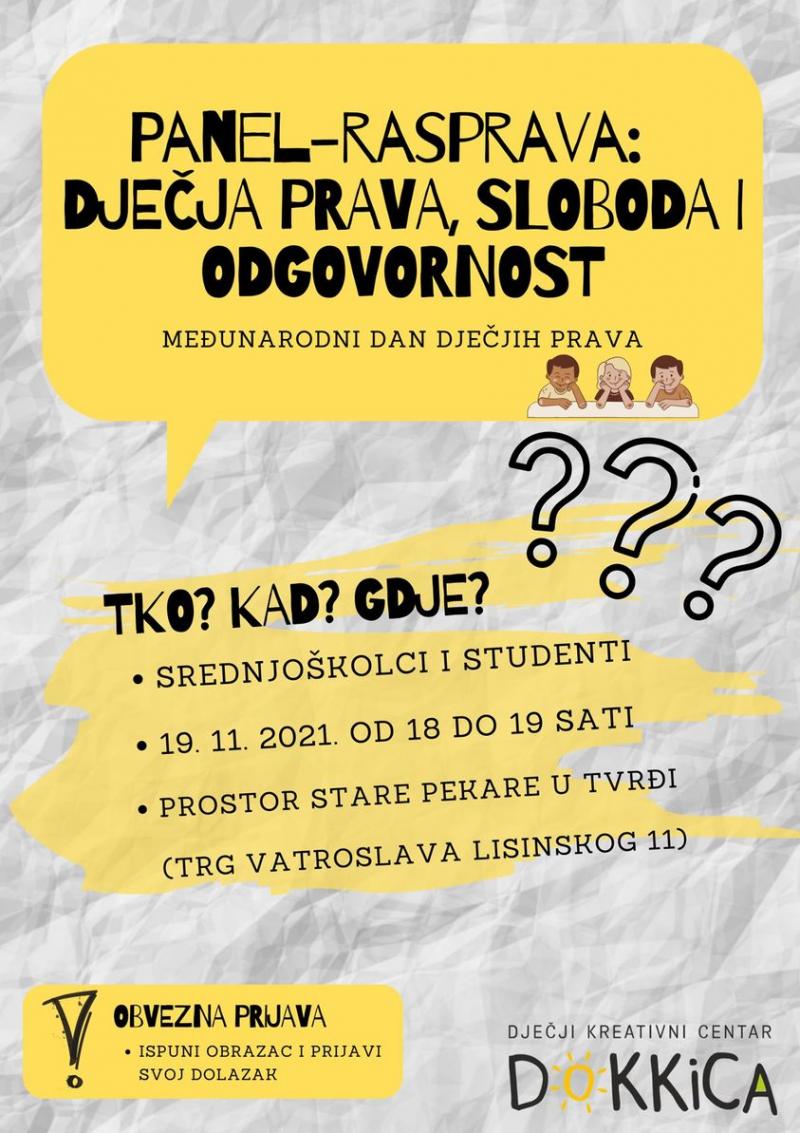 DOKKICA: Panel-rasprava za srednjoškolce