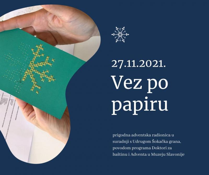 Adventska radionica Vez po papiru