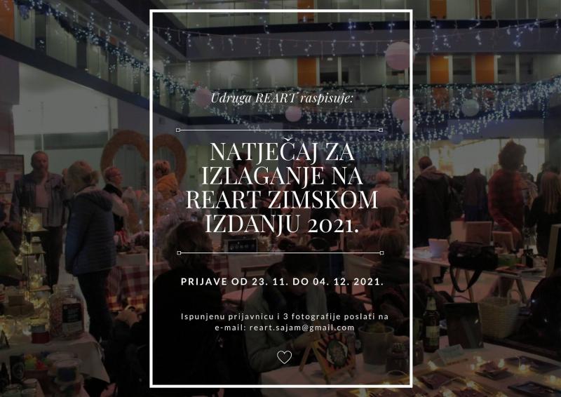 Natječaj za izlaganje na ReArt festivalu – zimsko izdanje 2021.