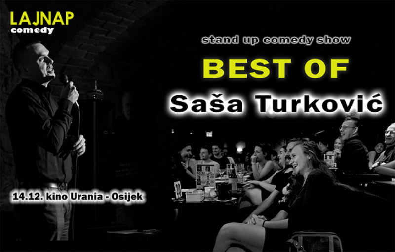 Stand up Saše Turkovića u kinu Urania