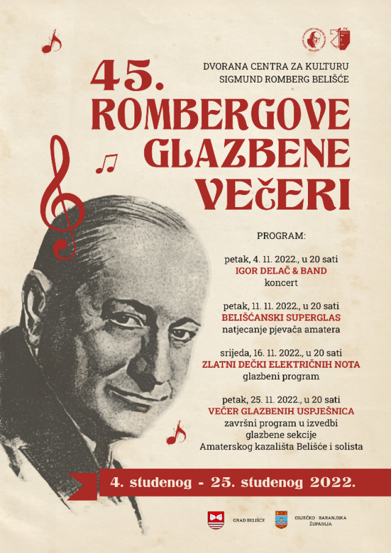 45. Rombergove glazbene večeri